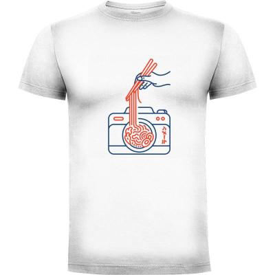 Camiseta Camera Ramen - Camisetas Vektorkita