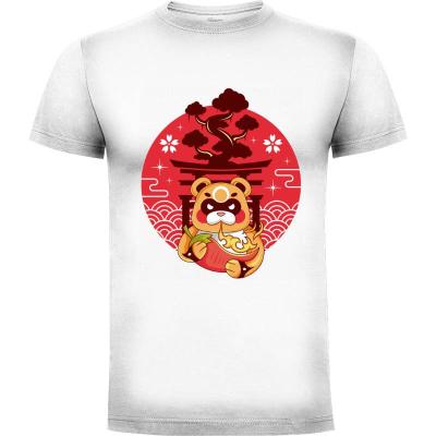 Camiseta Pyro Bear Japanese Landscape - Camisetas Logozaste
