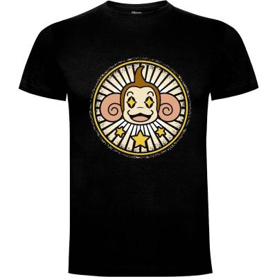 Camiseta Monkey Banana Emblem - Camisetas Gamer