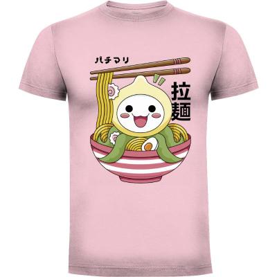 Camiseta Kawaii Onion Octopus Ramen - Camisetas Gamer