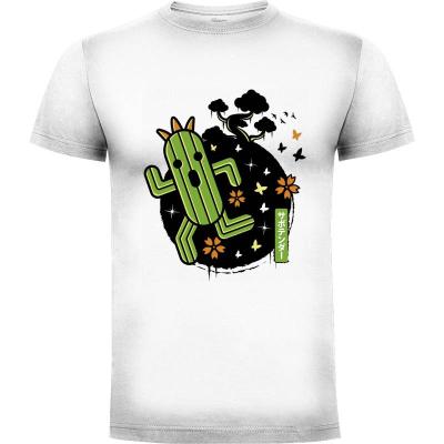 Camiseta Cactilio Japanese Landscape - Camisetas Gamer