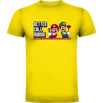 Camiseta Better call mario - Camisetas Divertidas