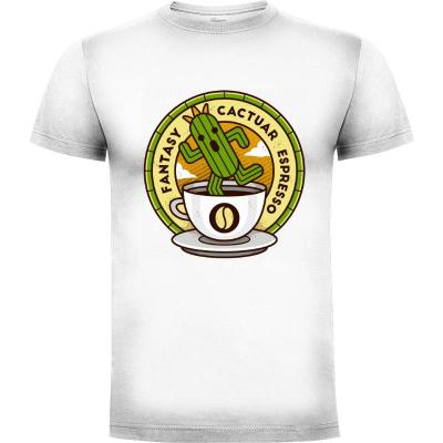 Camiseta Cactuar Espresso Coffee - Camisetas Logozaste