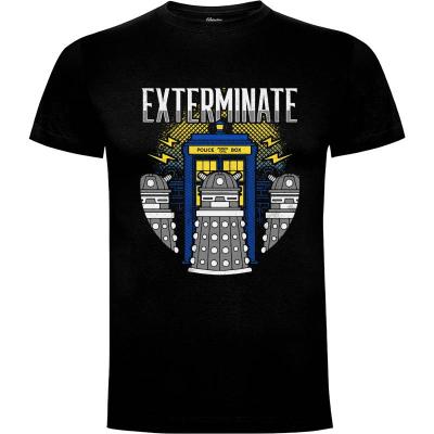 Camiseta Daleks Exterminate - Camisetas Logozaste