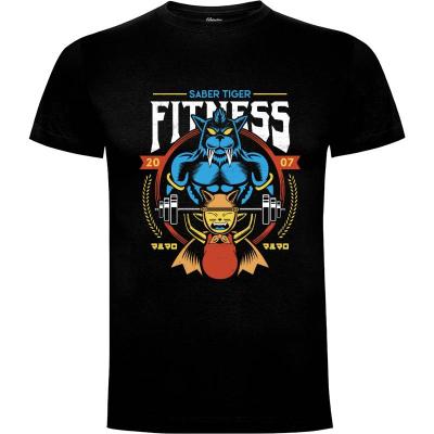 Camiseta Saber Tiger Fitness - Camisetas Logozaste