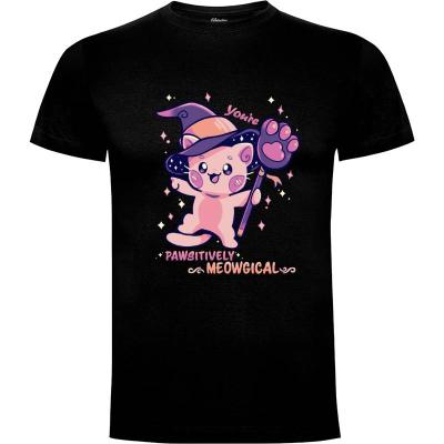 Camiseta PAWsitively MEOWgical - Camisetas TechraNova