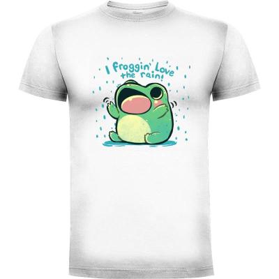 Camiseta Froggin Love the Rain - Camisetas Graciosas
