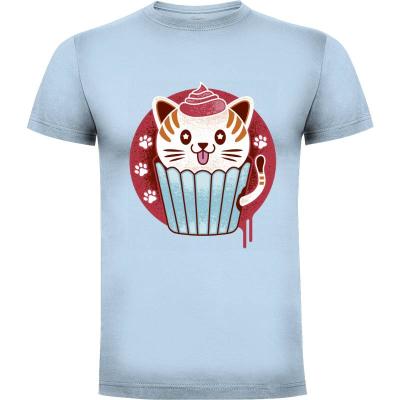 Camiseta Cat Cupcake - Camisetas Originales