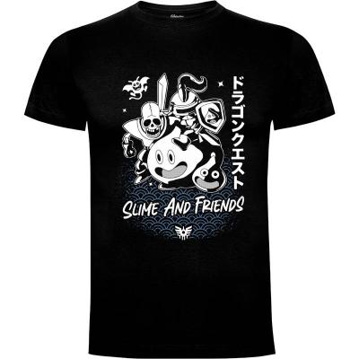 Camiseta Slime and Friends Japanese Style - Camisetas Logozaste
