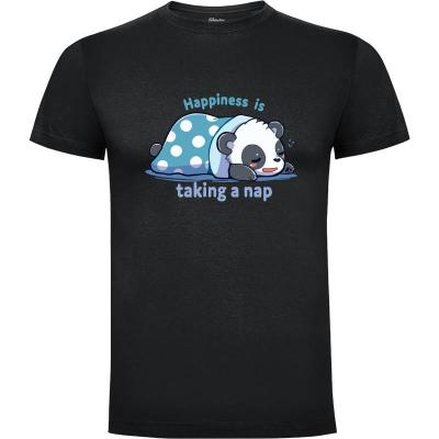 Camiseta Happiness is Taking a Nap - Camisetas Cute