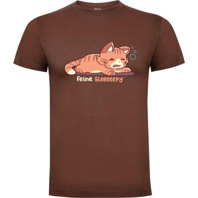 Camiseta Feline Sleepy - Camisetas TechraNova