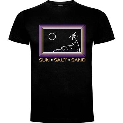 Camiseta Sun Salt Sand 1 - Camisetas Vektorkita