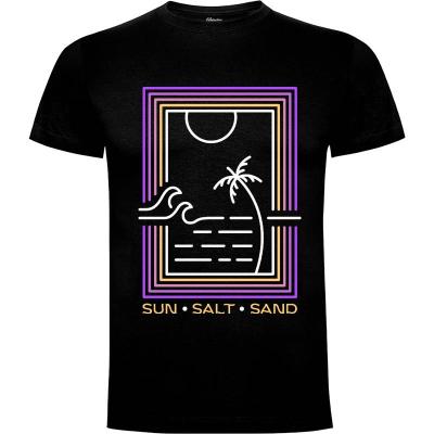 Camiseta Sun Salt Sand 3 - Camisetas Vektorkita