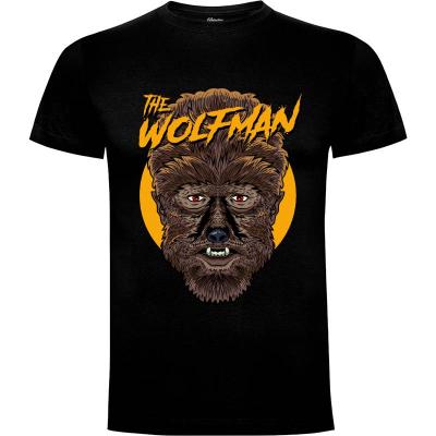 Camiseta vintage the wolfman - Camisetas Halloween