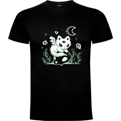 Camiseta Lonesome Cat Spirit - Camisetas Halloween