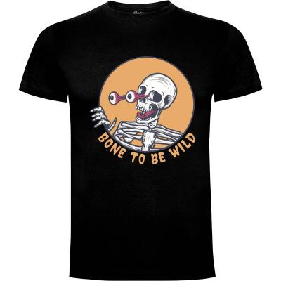 Camiseta Bone to Be Wild - Camisetas Mangu Studio