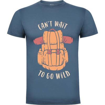 Camiseta Can't Wait to Go Wild - Camisetas Mangu Studio