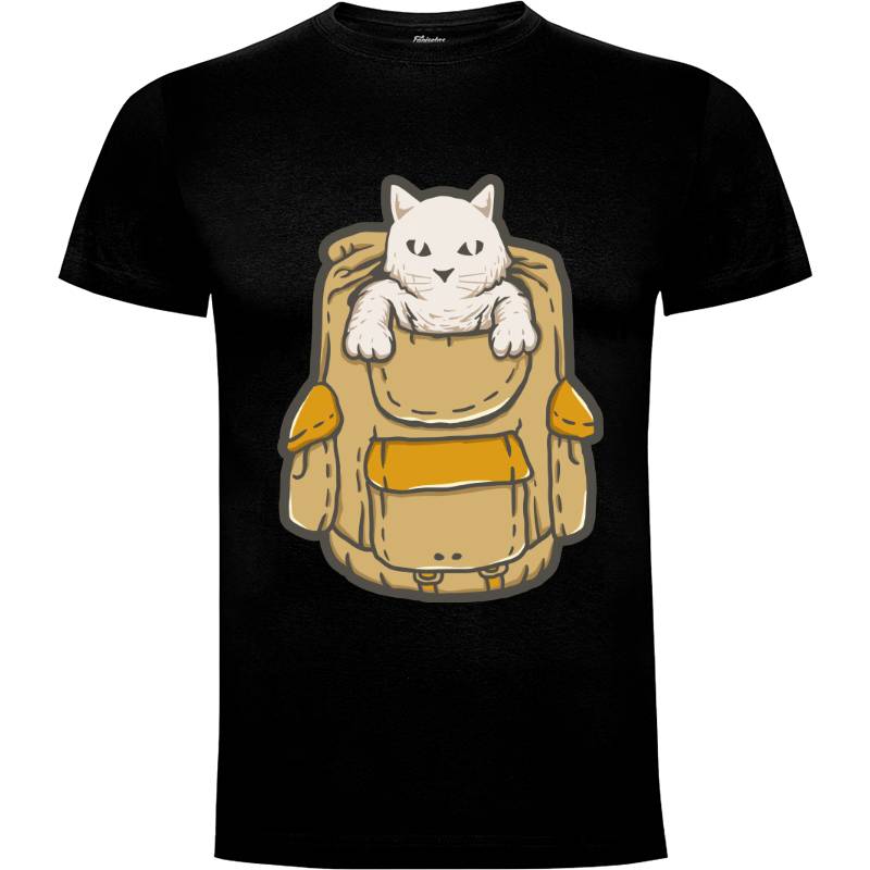 Camiseta Cute Cat Backpack