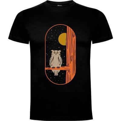 Camiseta Owl on The Full Moon - Camisetas ghost