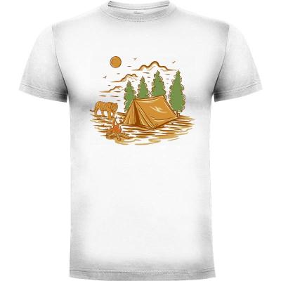 Camiseta Wild Camping - Camisetas Mangu Studio