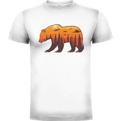Camiseta Bear Forest - Camisetas Divertidas