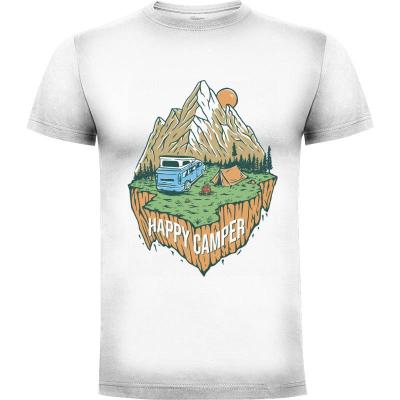 Camiseta Happy Camper, Explore The Nature - Camisetas Naturaleza