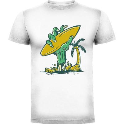 Camiseta Summer Surfer Zombie - Camisetas Mangu Studio