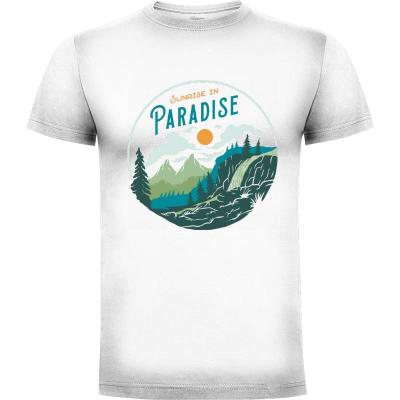 Camiseta Sunrise in Paradise - Camisetas Naturaleza