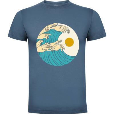 Camiseta The Great Wave off Hand - Camisetas Mangu Studio