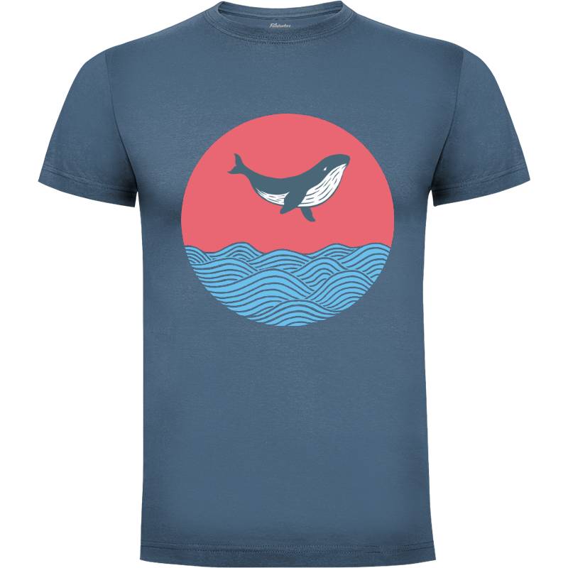 Camiseta Whale Jumping in The Ocean