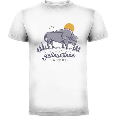 Camiseta Yellowstone Wildlife - Camisetas Naturaleza