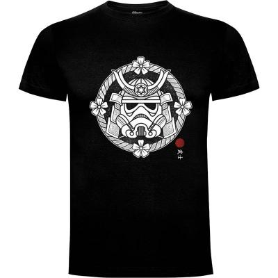 Camiseta Space Soldier Samurai Helmet - Camisetas jedi