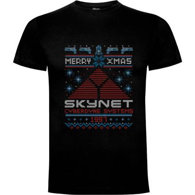Camiseta Happy Cyber Xmas - Camisetas Navidad