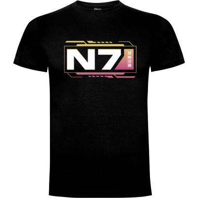 Camiseta N7 Vaporwave - Camisetas Logozaste