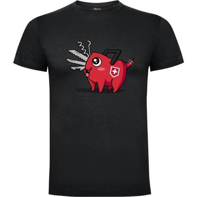 Camiseta Swiss Devil! - Camisetas Graciosas