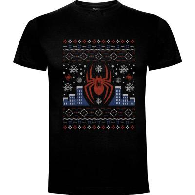 Camiseta New York Aranea Ugly Sweater - Camisetas Navidad