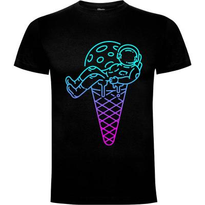 Camiseta Astronaut Ice Cream - Camisetas Top Ventas