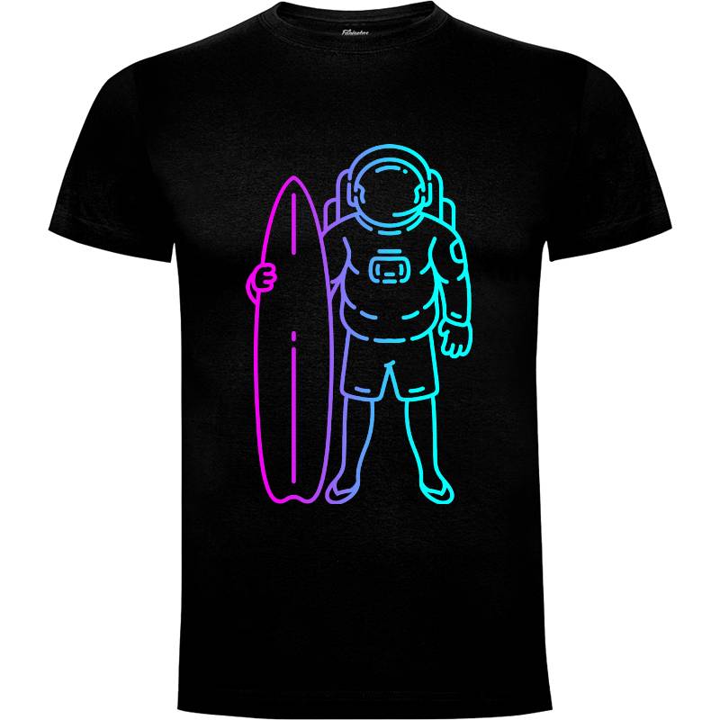 Camiseta Surfing Astronaut