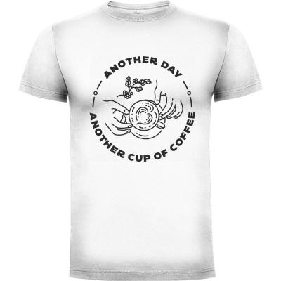 Camiseta Another Day Another Cup of Coffee - Camisetas Vektorkita