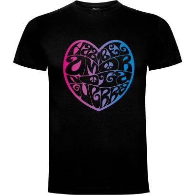Camiseta Hazme el amor no la guerra - Camisetas David López