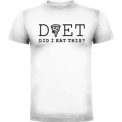 Camiseta Pizza Diet - Camisetas Vektorkita