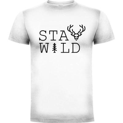 Camiseta Stay Wild Nature - Camisetas Top Ventas