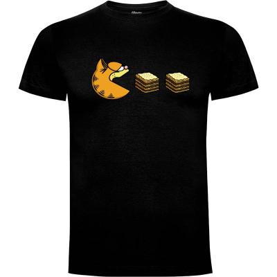 Camiseta Pac-Cat! - Camisetas Graciosas