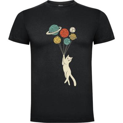 Camiseta Cat More Space - Camisetas Divertidas