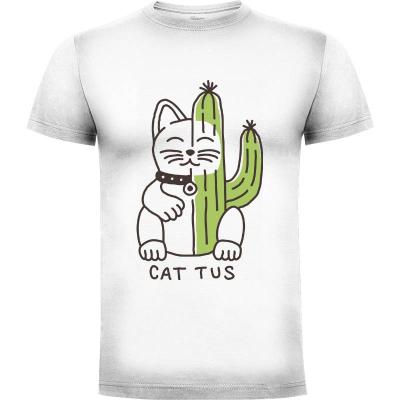 Camiseta CATTUS Cat Cactus - Camisetas Naturaleza