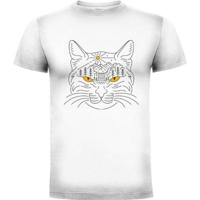 Camiseta Wild Cat and Wild Nature - Camisetas Vektorkita