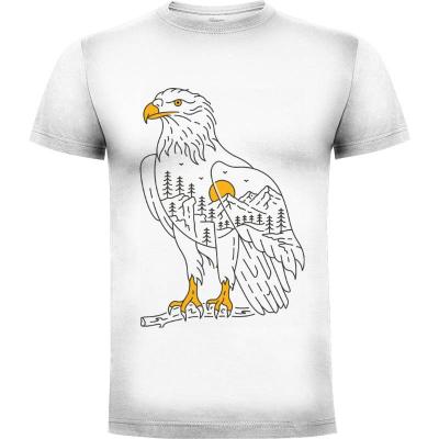Camiseta Wild Eagle and Wild Nature - Camisetas Vektorkita
