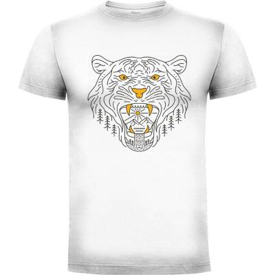 Camiseta Wild Tiger and Wild Nature - Camisetas Vektorkita