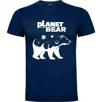 Camiseta Planet of the Bear - Camisetas Mangu Studio