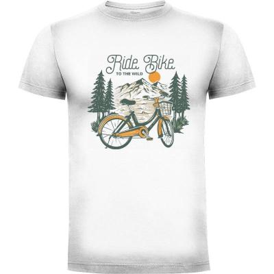 Camiseta Ride Bike to the Wild - Camisetas Mangu Studio